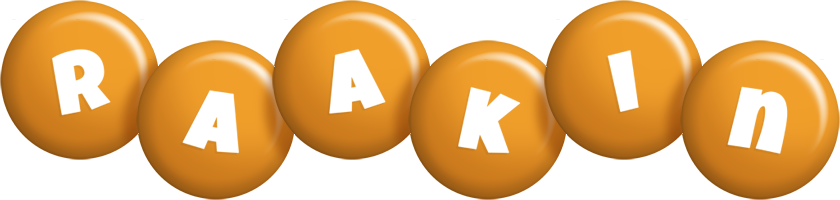 Raakin candy-orange logo