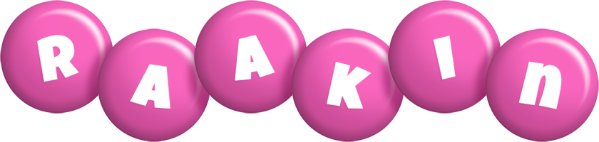 Raakin candy-pink logo