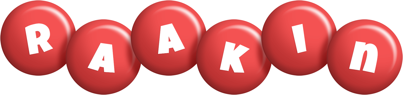 Raakin candy-red logo