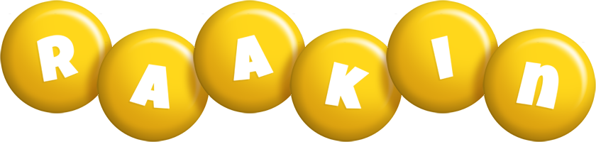 Raakin candy-yellow logo