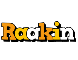 Raakin cartoon logo