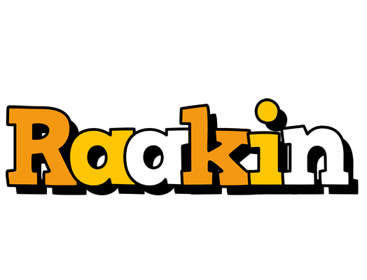 Raakin cartoon logo