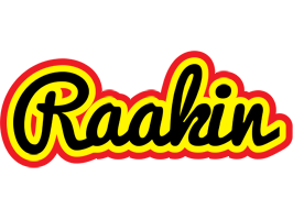 Raakin flaming logo