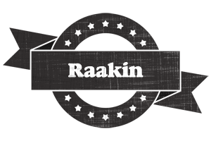 Raakin grunge logo