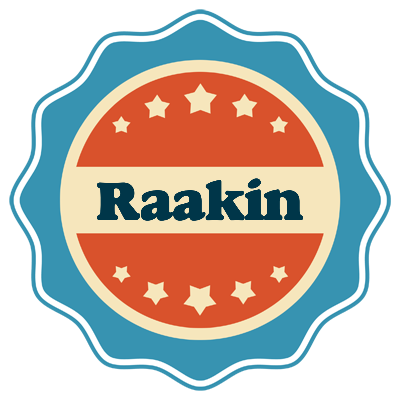 Raakin labels logo