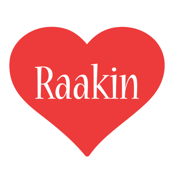 Raakin love logo
