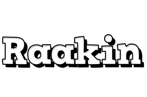 Raakin snowing logo