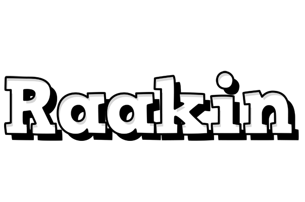 Raakin snowing logo