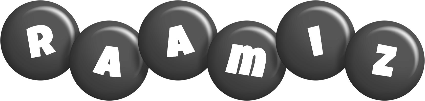Raamiz candy-black logo
