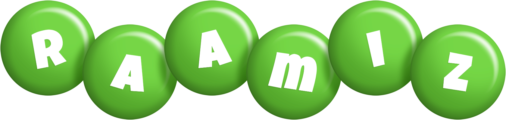 Raamiz candy-green logo