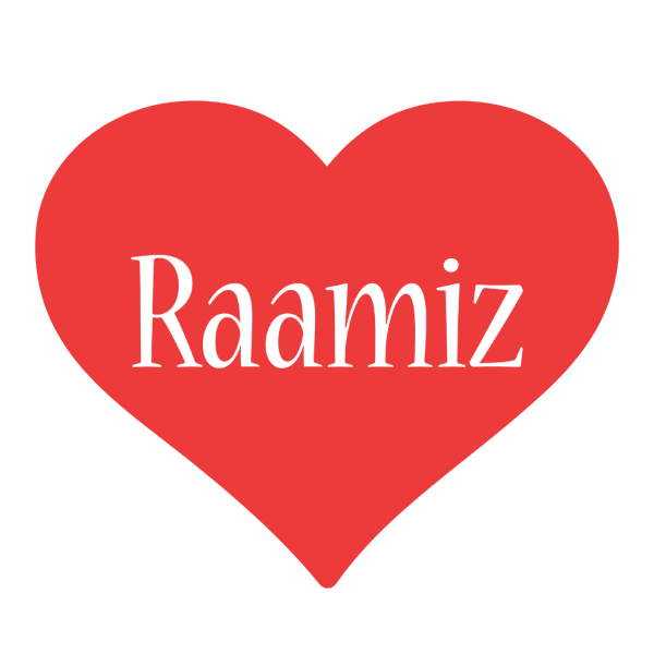 Raamiz love logo