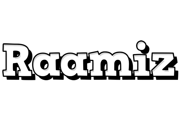 Raamiz snowing logo