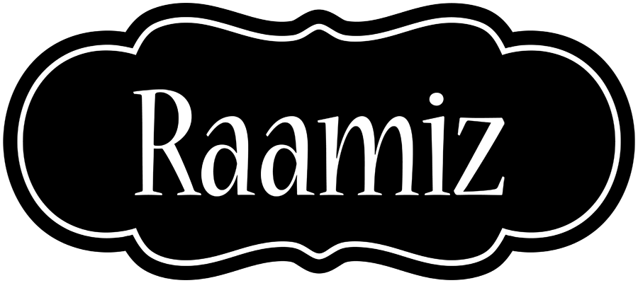 Raamiz welcome logo