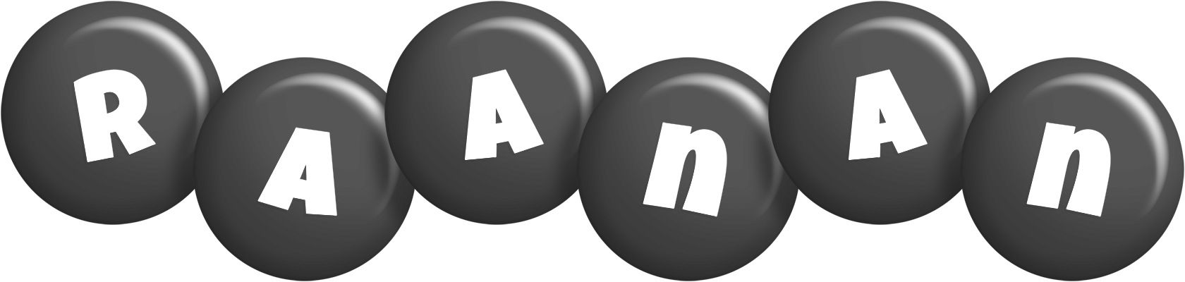 Raanan candy-black logo
