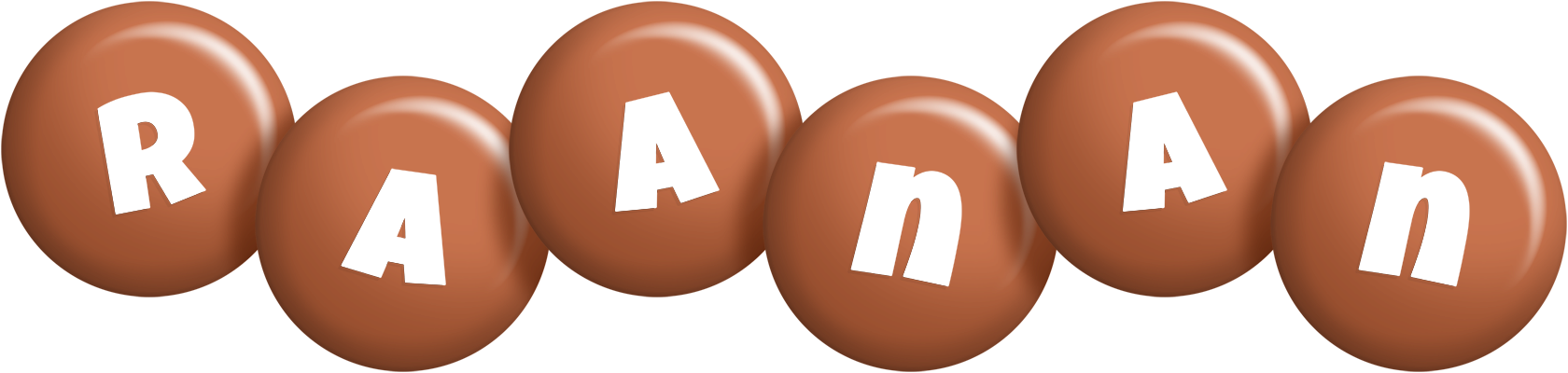 Raanan candy-brown logo