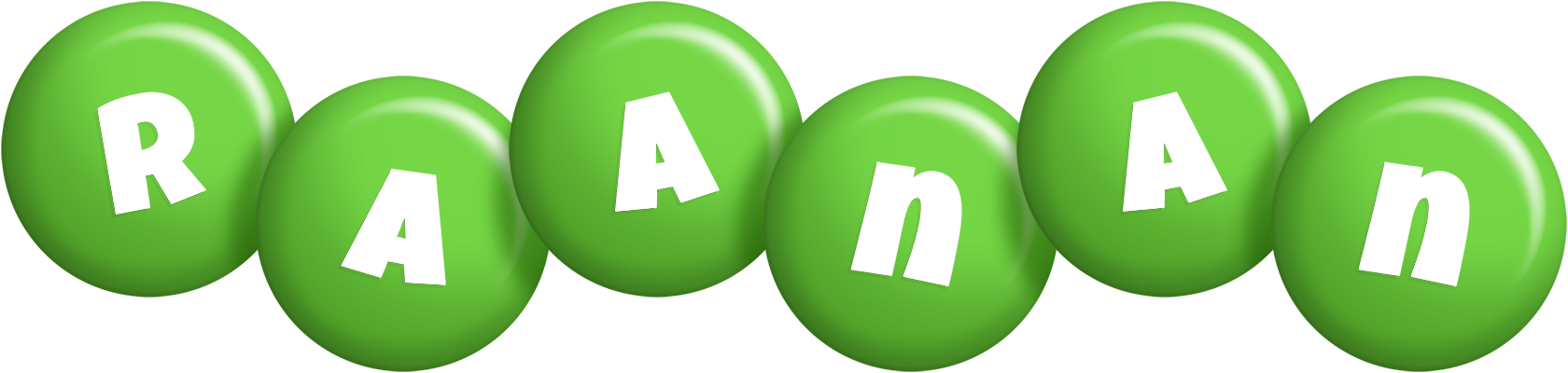 Raanan candy-green logo