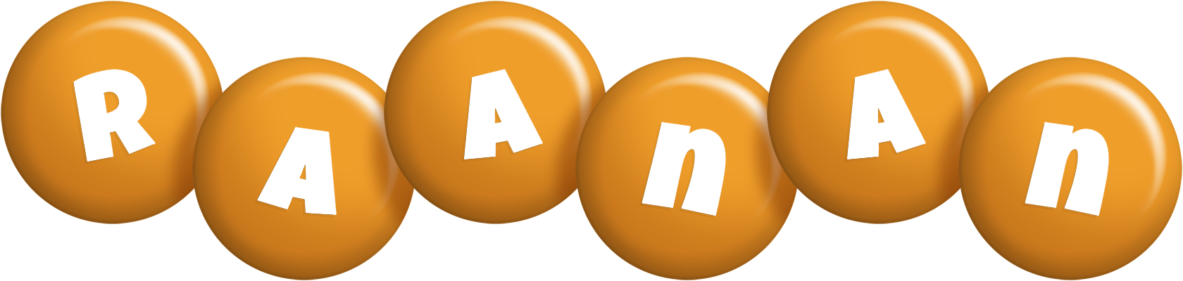 Raanan candy-orange logo