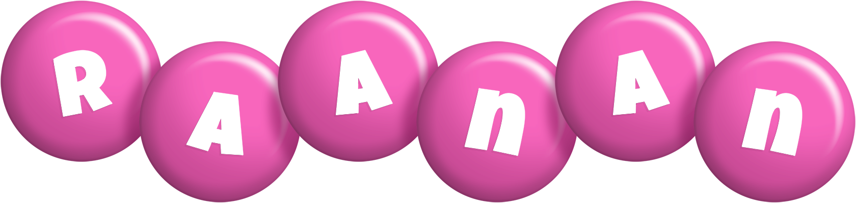 Raanan candy-pink logo