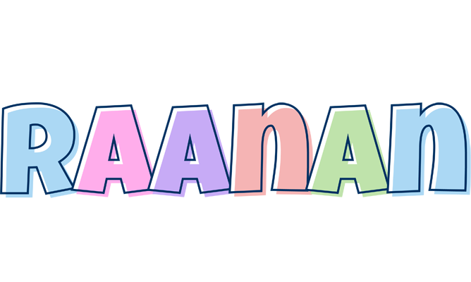 Raanan pastel logo