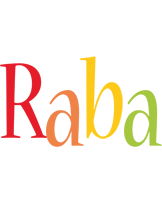 Raba birthday logo