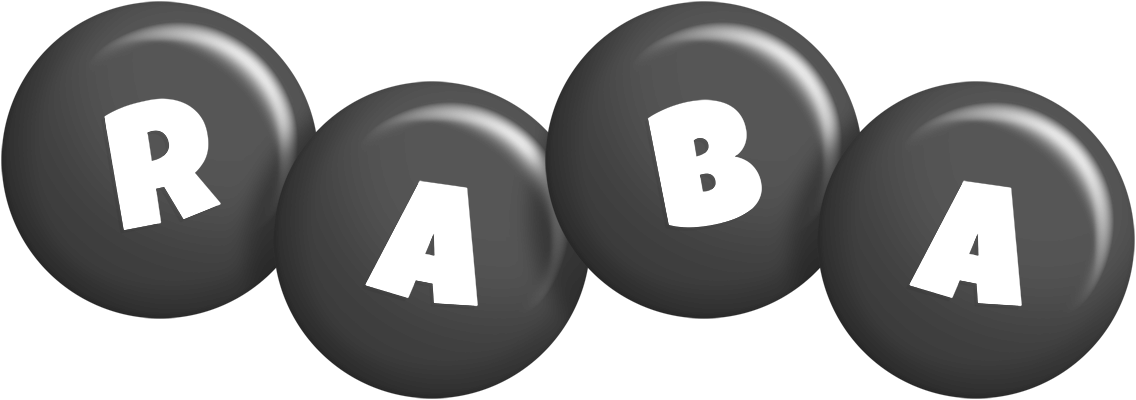 Raba candy-black logo