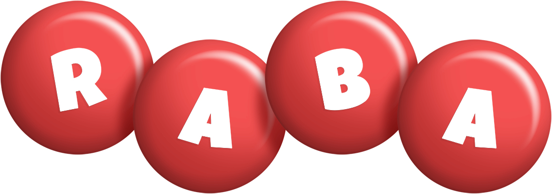 Raba candy-red logo