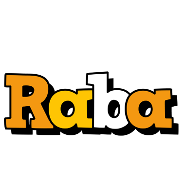 Raba cartoon logo