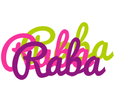 Raba flowers logo