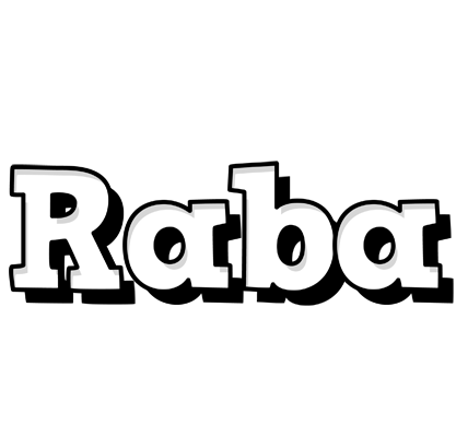 Raba snowing logo
