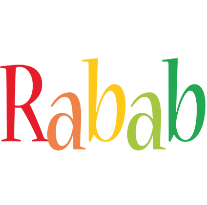 Rabab birthday logo