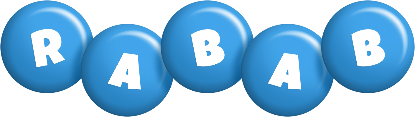 Rabab candy-blue logo
