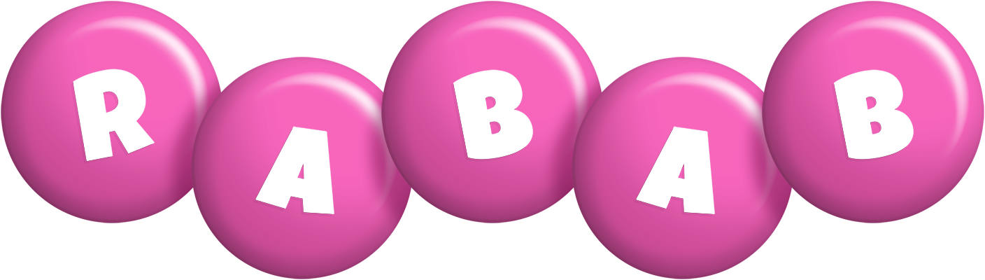 Rabab candy-pink logo