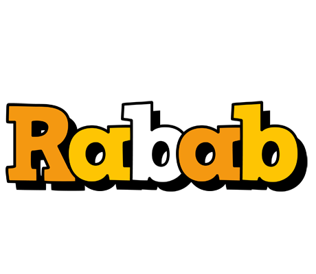 Rabab cartoon logo