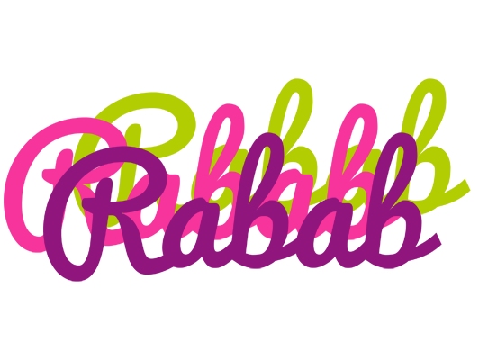 Rabab flowers logo