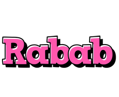 Rabab girlish logo