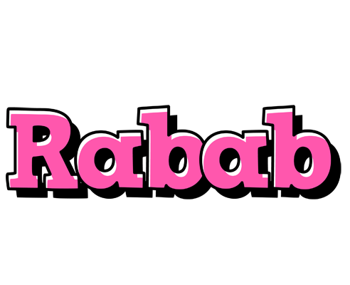 Rabab girlish logo