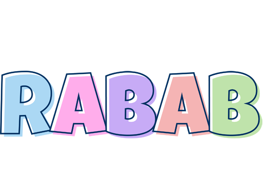 Rabab pastel logo