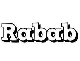 Rabab snowing logo