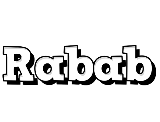 Rabab snowing logo