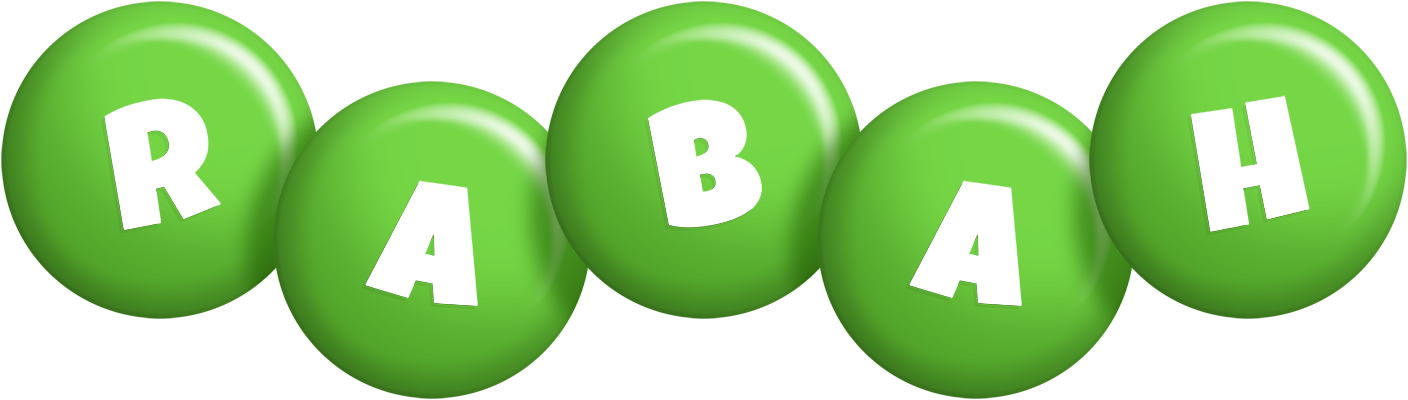 Rabah candy-green logo