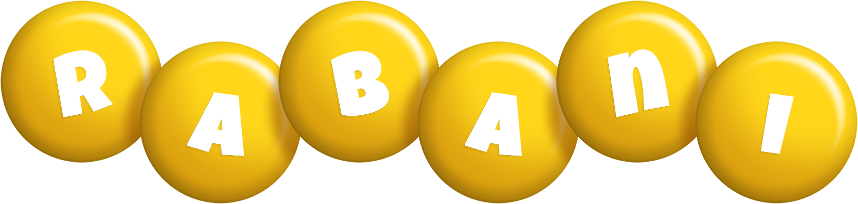 Rabani candy-yellow logo