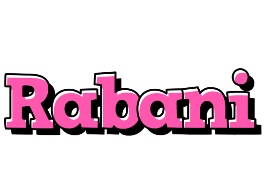 Rabani girlish logo