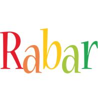 Rabar birthday logo