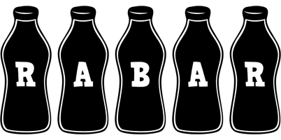 Rabar bottle logo