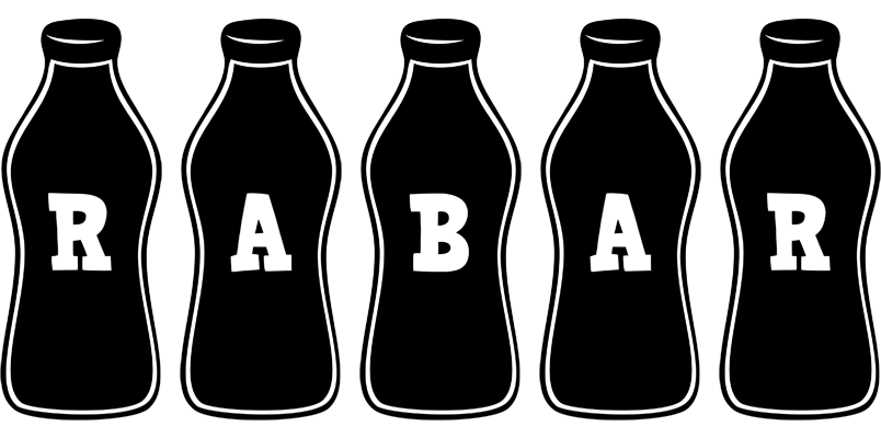 Rabar bottle logo