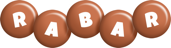 Rabar candy-brown logo