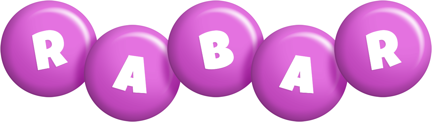 Rabar candy-purple logo