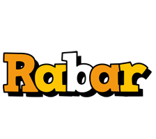 Rabar cartoon logo