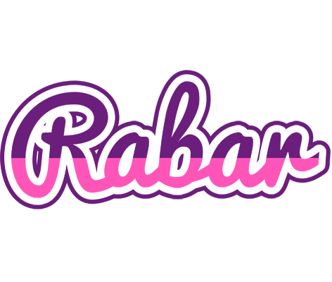 Rabar cheerful logo