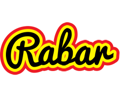 Rabar flaming logo